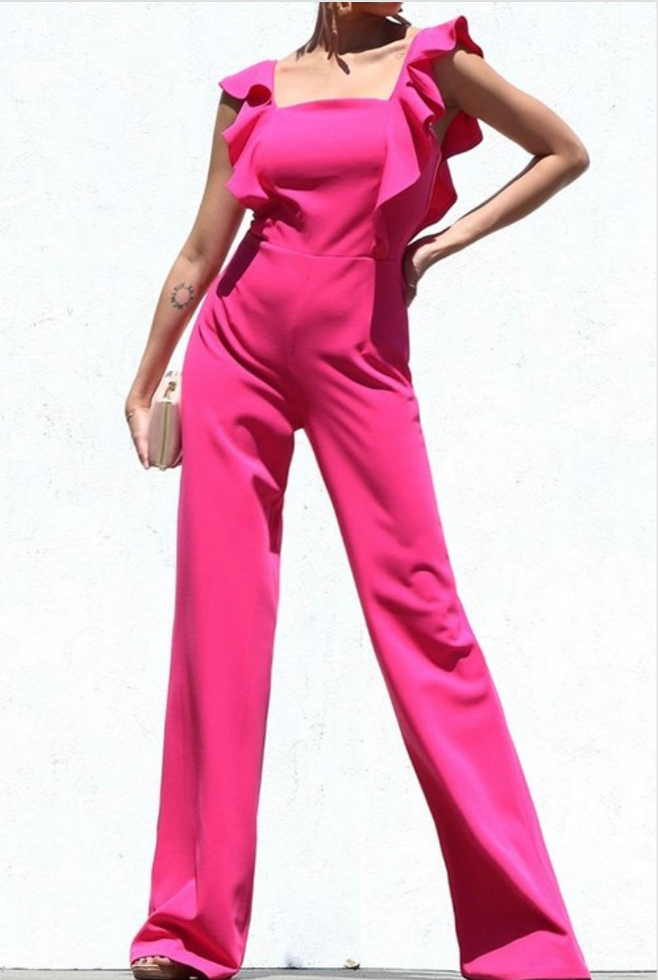 RUFFLE JUMPSUIT