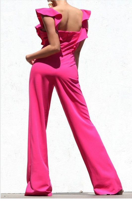 RUFFLE JUMPSUIT