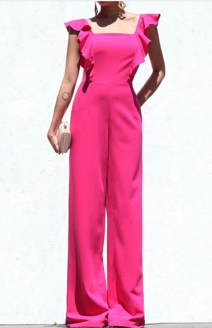 RUFFLE JUMPSUIT