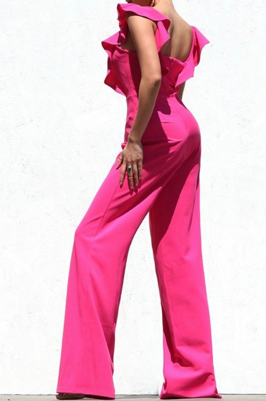 RUFFLE JUMPSUIT